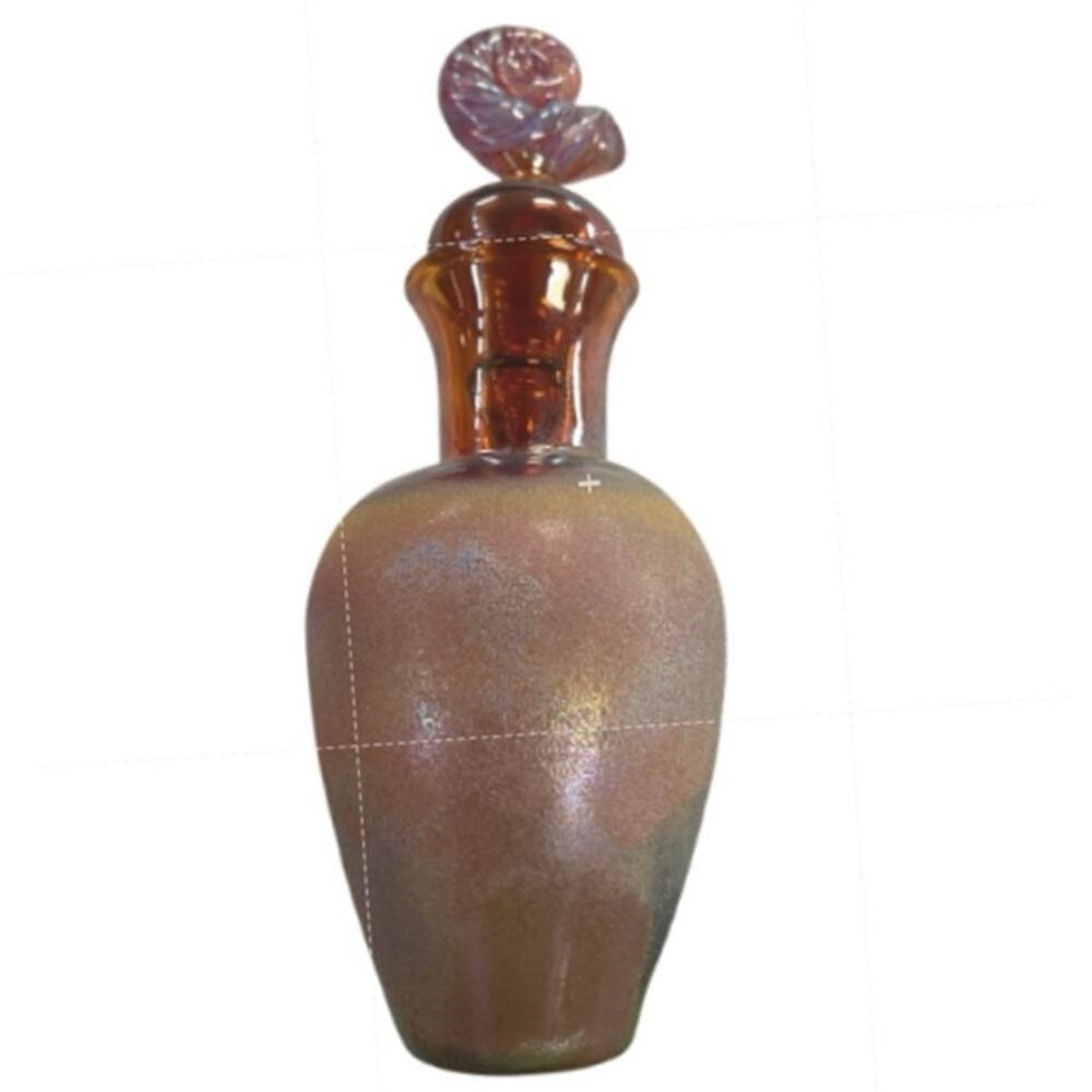 Stunning Glass Bottle with Shell Stopper Beachy Beautifulness